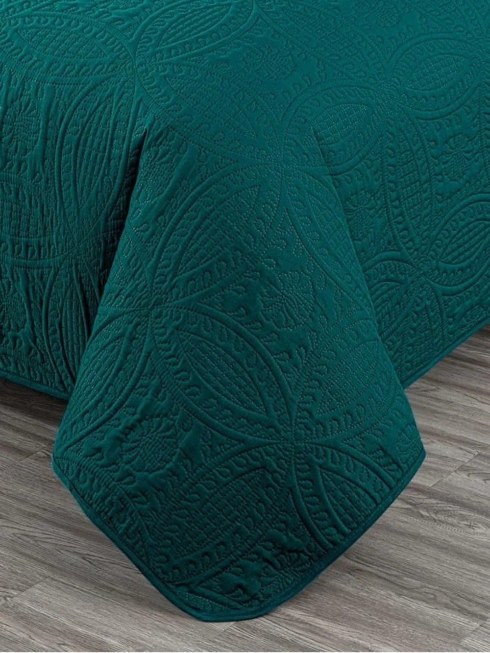 Teal Textured comforter  Set Teal king 3 piece set